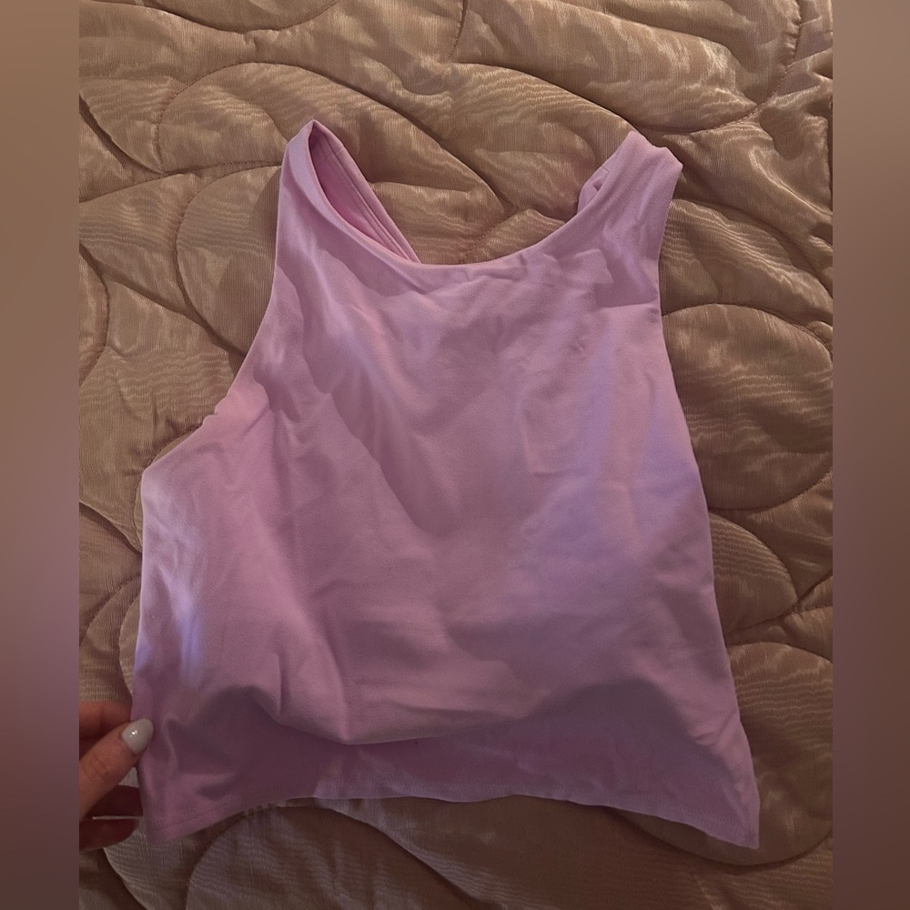 ATHLETA HIGH NECK SPORTS BRA TOP